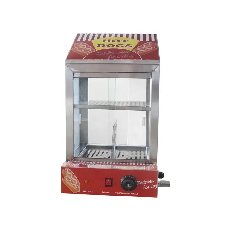 Commercial Snack Hot Dog Warming showcase and Food Warmer Display