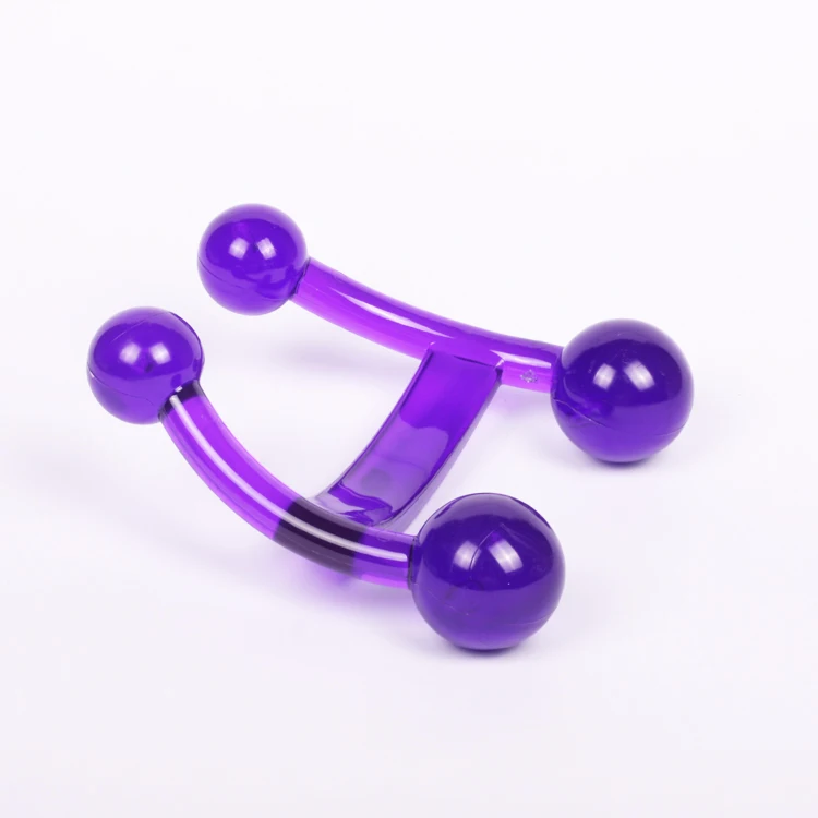 Oempromo promotional gift custom manual H Shaped body relaxing plastic massager