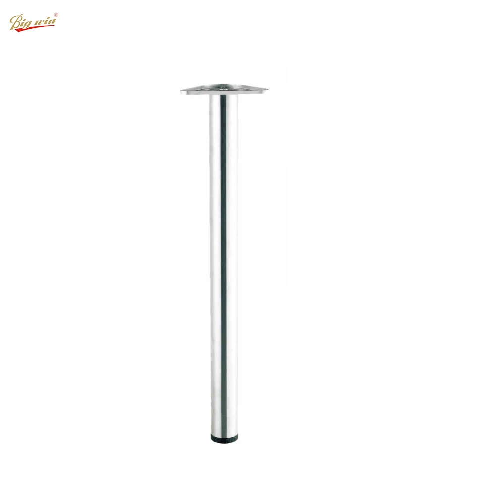 Chrome stainless steel bar coffee dining metal folding adjustable telescopic furniture table legs