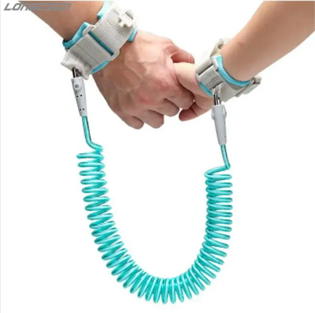 Key Lock Anti Lost Wrist Link, Toddler Child Safety Wrist Leash, Anti Lost Rope Walking Harness for Kids