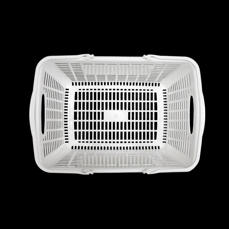 
Foldable Collapsible Plastic Shopping Basket With Wheels 