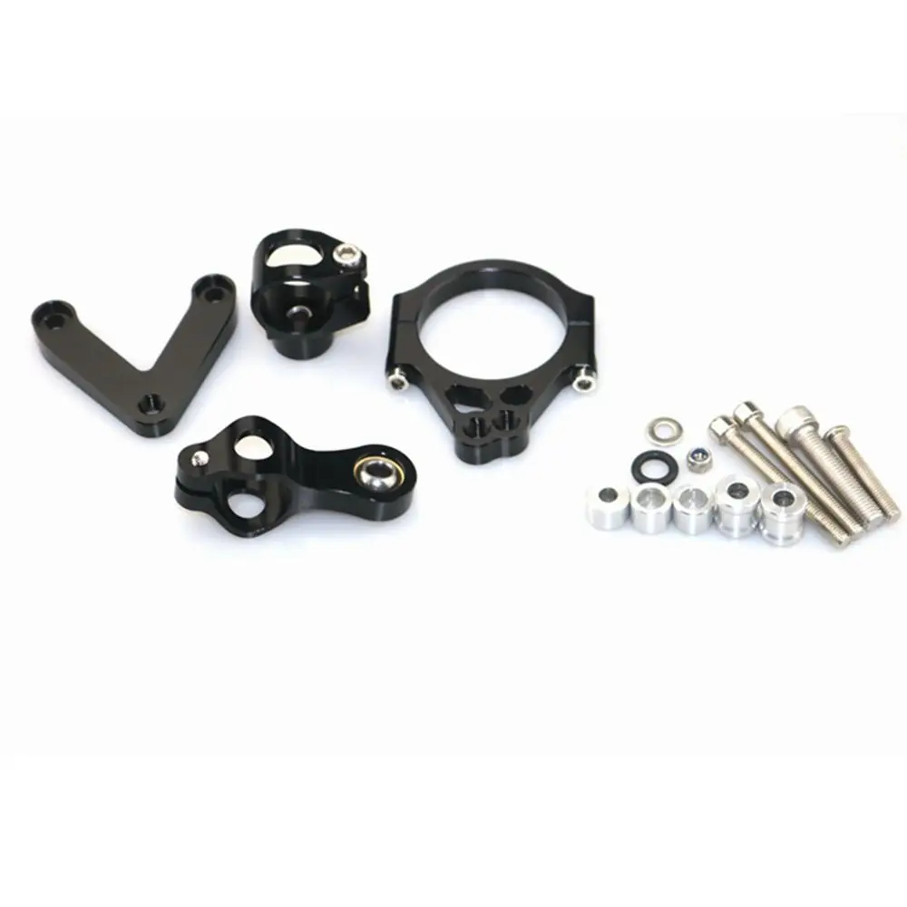 Motorcycle CNC Stabilizer Damper Complete Steering Mounting Bracket  For Ducati 848 2008 2009 2010
