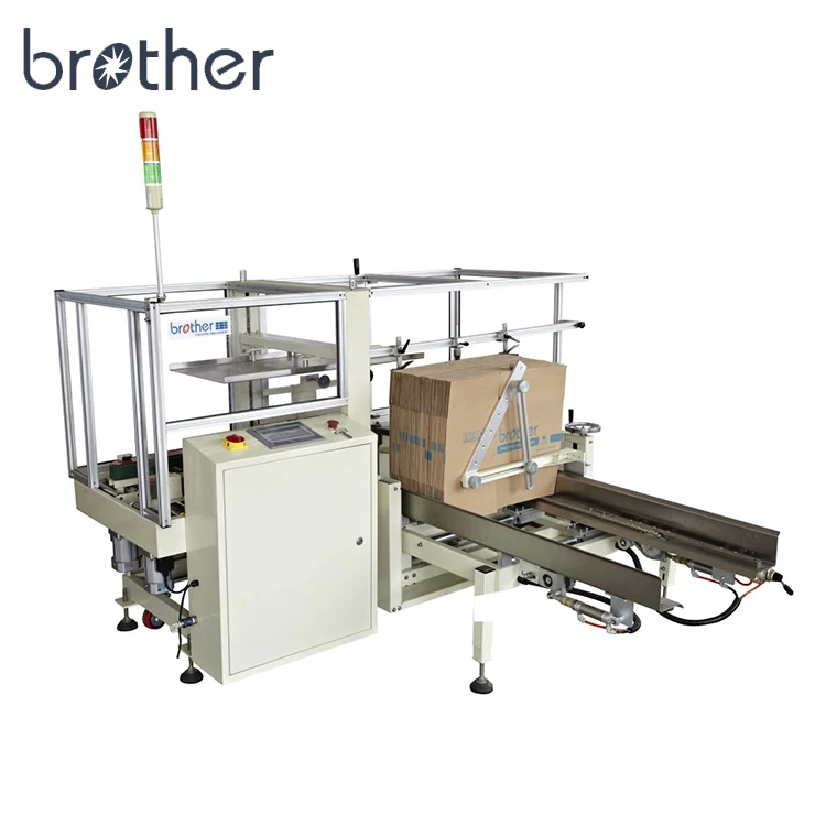 Brother бренд автоматический картонная коробка Erector машина, машина для упаковки картона