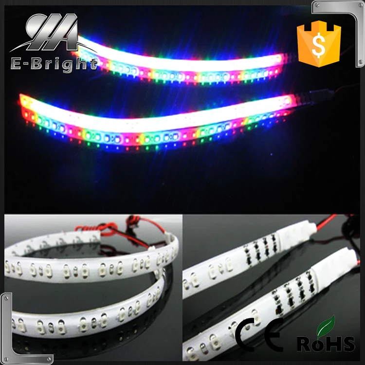 30cm 3528 Flexible 32 LED Knight Rider Lights Scanning Strobe flash LED Strip Lamps ,led strip 5050 running light strip