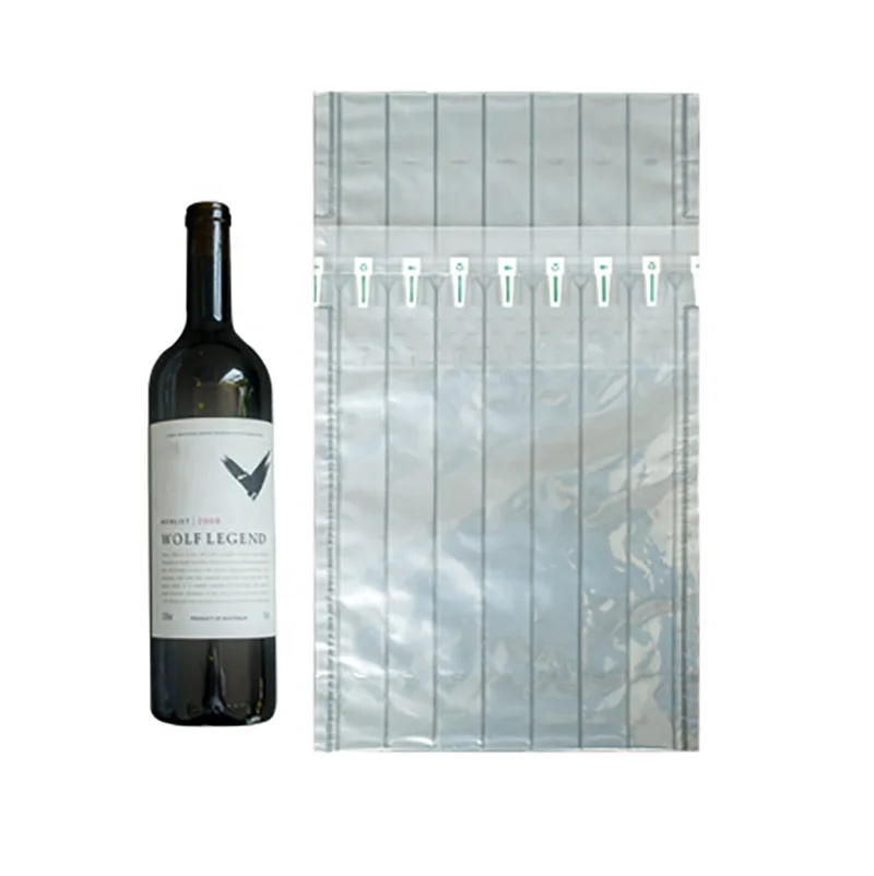 inflatable air bag for packing air column packaging wine protector bag