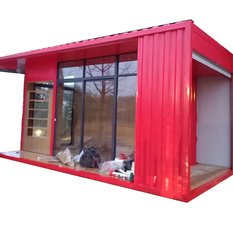 Custom prefabricated portable building mobile 10ft 20ft 40ft container coffee shop bar designs