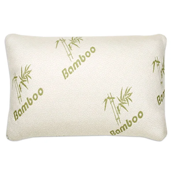 
Shredded Memory Foam Bamboo Pillow with Removable Bamboo Soft Pillow Case 
