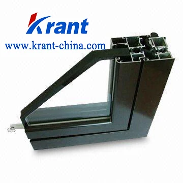 6000 series construction extruded mill finished aluminium profile to make doors and windows