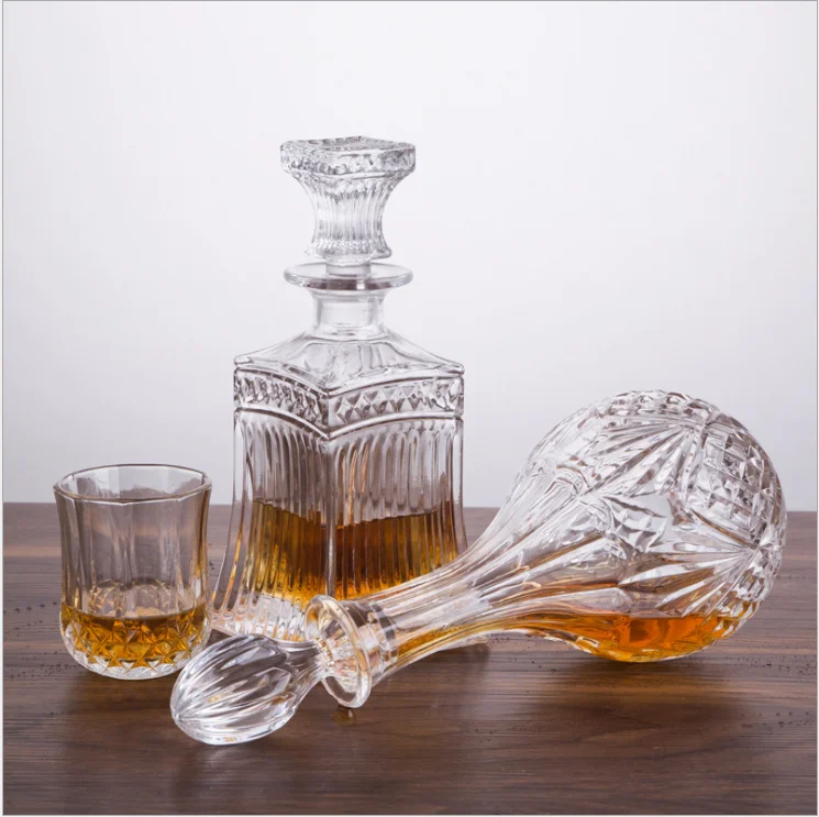 Оптовая продажа стеклянные бутылки для виски 100 мл стеклянная