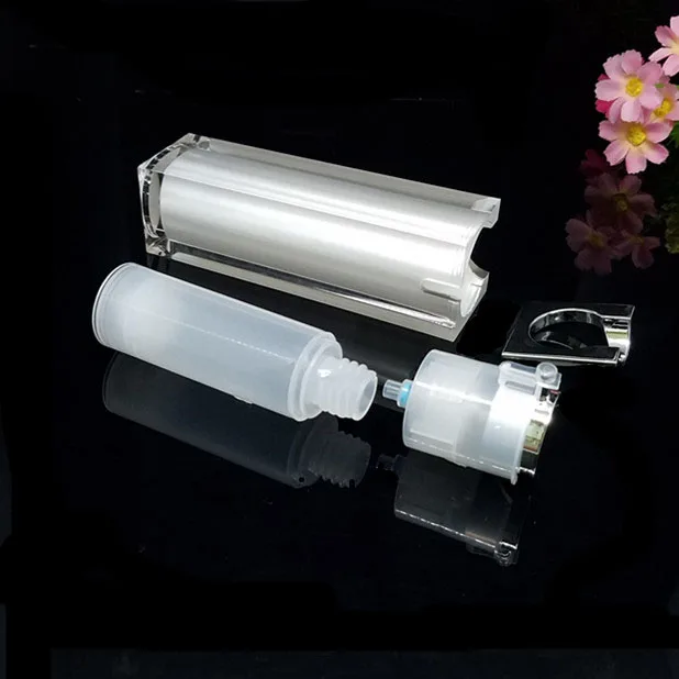 
luxury Wholesale cream container 30g 50g square acrylic cosmetic jar,cosmetic spray bottle 