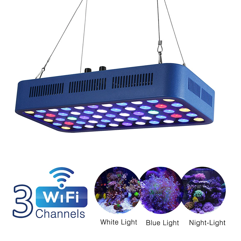 New Moon Blue LED Aquatic Plants Fish Lights Coral Reef Tank Light