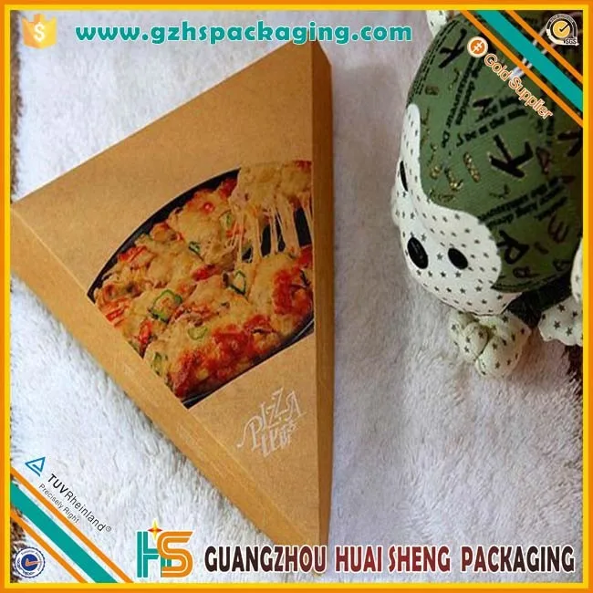 Ломтик коробка пиццы, треугольник коробка пиццы печать, оптовая продажа коробки для пиццы