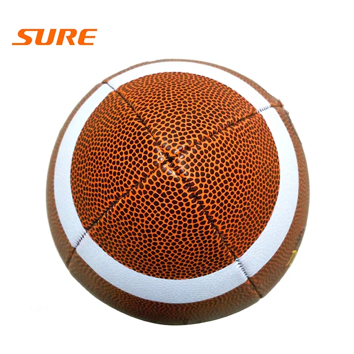 Кожаный Профессиональный регби Размер 9 Американский футбол с логотипом на заказ