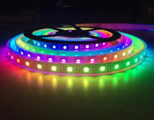 Environment protection smart led brake light strip bicycle light strip 5v APA102 led ring light
