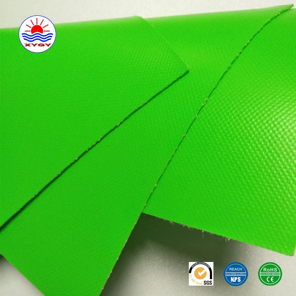 PVDF PVC Coated Tarpaulin Fabric for Inflatable Boat Anti-Static Feature