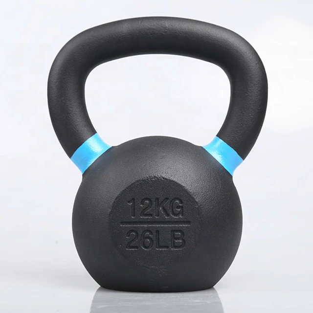 Power Coated Color Cast Iron Kettlebell