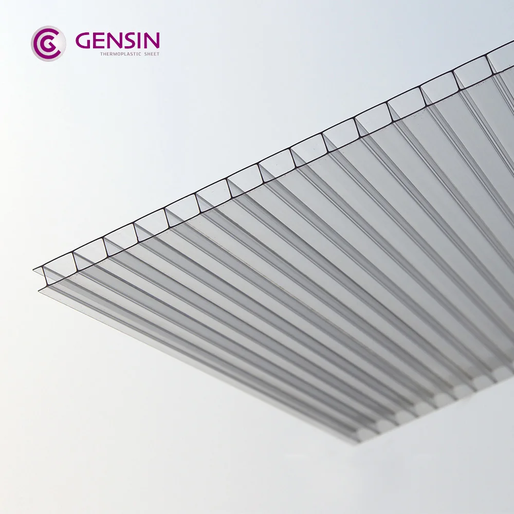 
Grade A 2100*5800mm best price twin wall polycarbonate for roof 