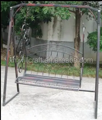 
indoor and outdoor egg shape meta garden Swing Chair 