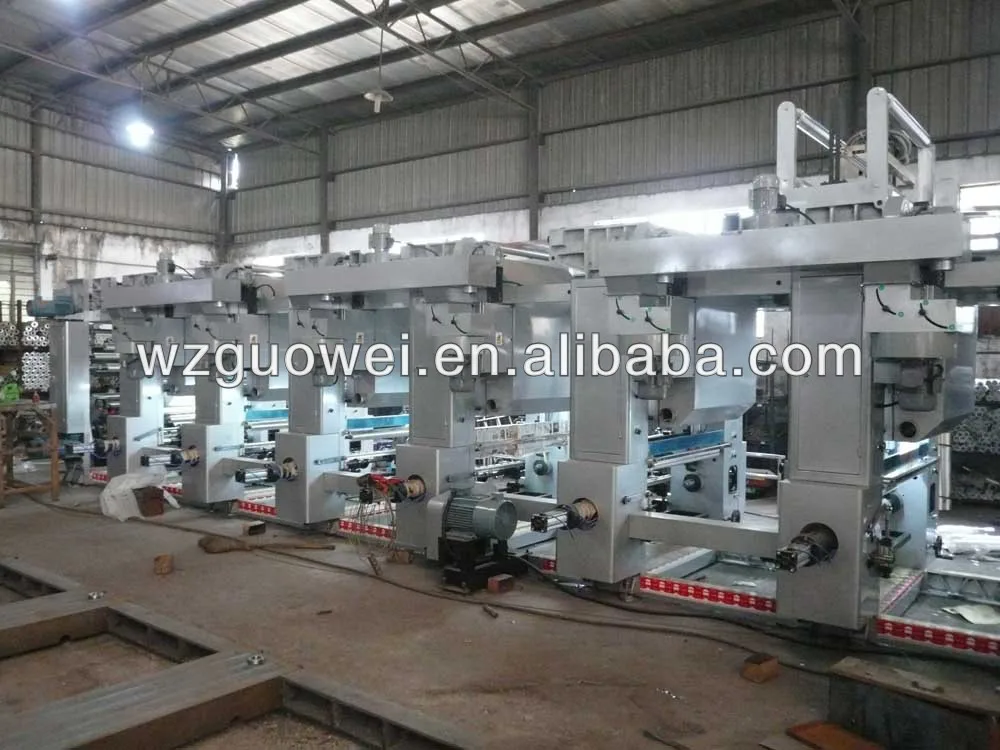 GWASY-800SC Computer Rotogravure Printing Machine For Aluminum Foil,Paper,Gluing Machine