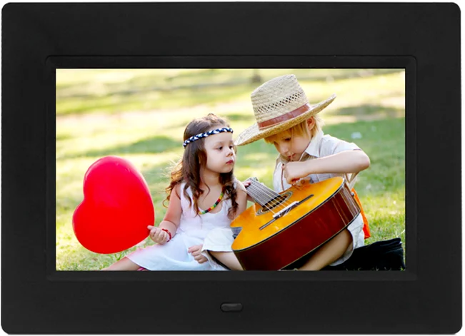 Пульт дистанционного управления работает на батарейках цифровая фоторамка 7 дюймов