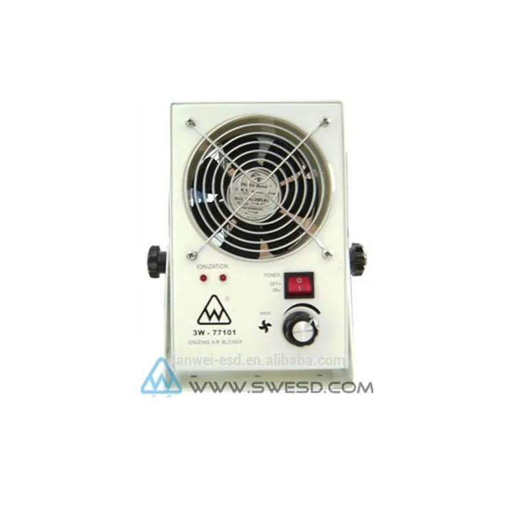 Antistatic Desktop esd Ionizer Electric Fan/ Benchtop ionizing air blower