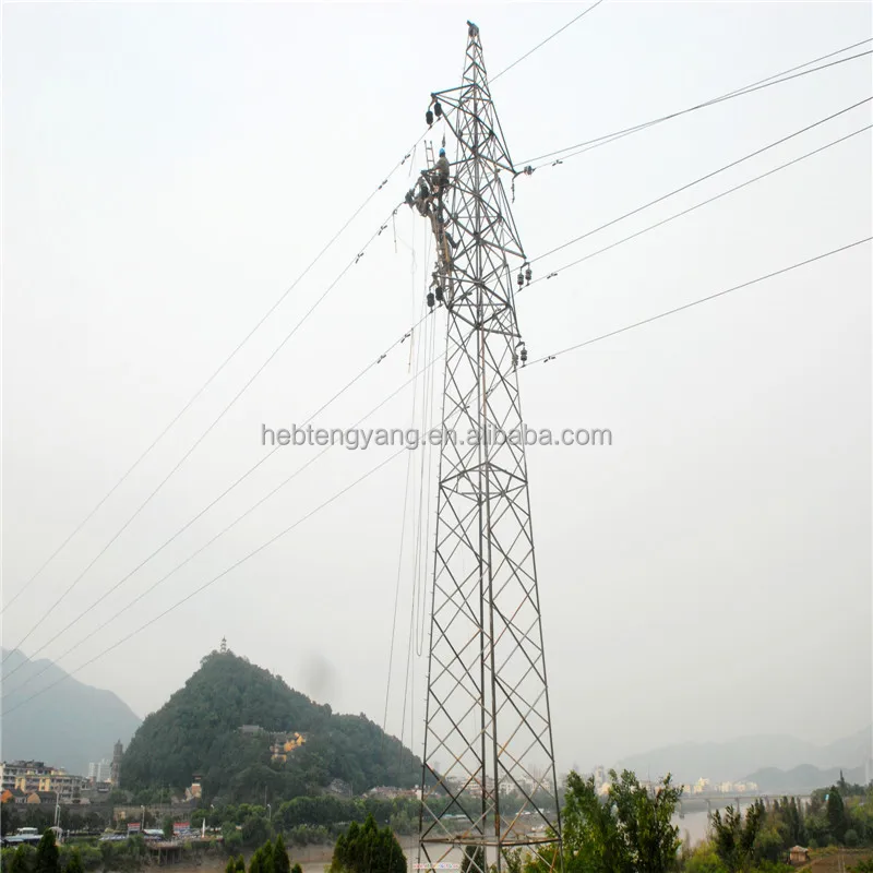 High Voltage Power Electric Transmission Towers for Power Distribution