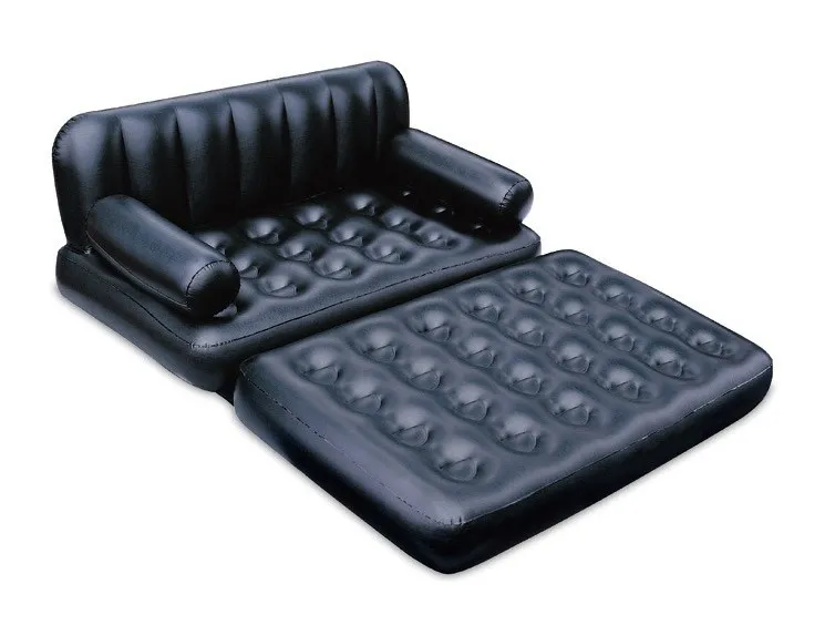 Hot selling high quality wholesale PVC portable foldable large inflatable sofa bed
