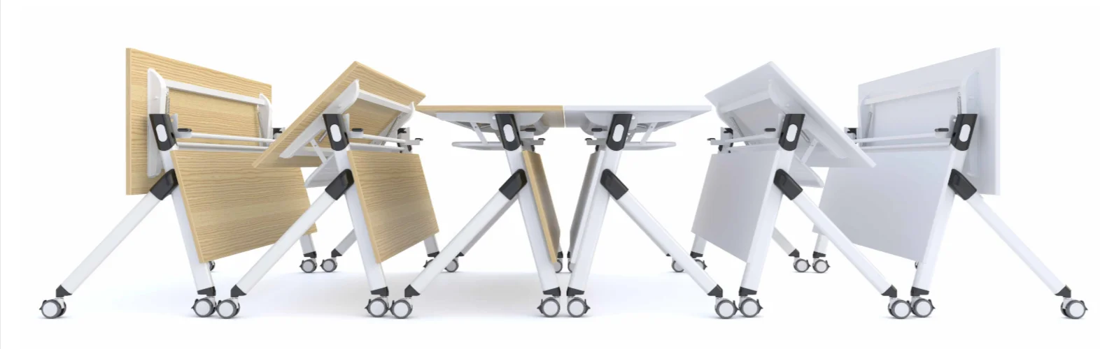 Training Room Furniture modern movable folding training desk