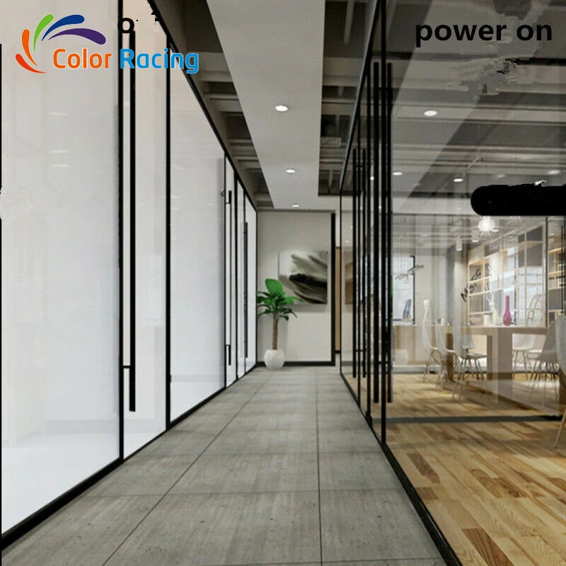 Умная переключаемая пленка из стекла меняющая цвет умное электрическое управление прозрачная непрозрачная