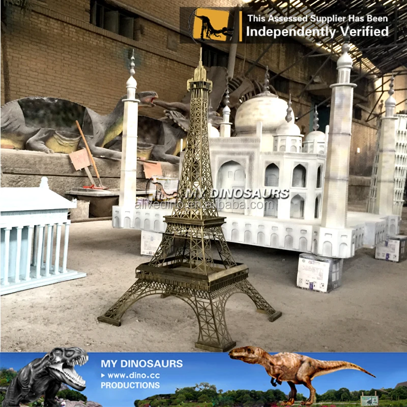  MY Dino-M13-6 миниатюрный парк скульптура металлическая Эйфелева