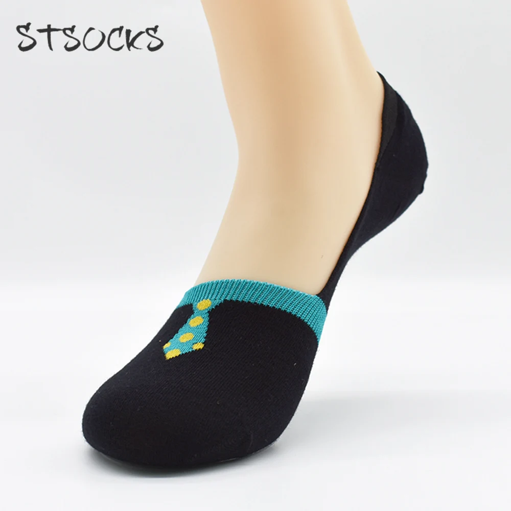 Solid Color Ankle Socks Length No Show Invisible Low Cut Men Socks