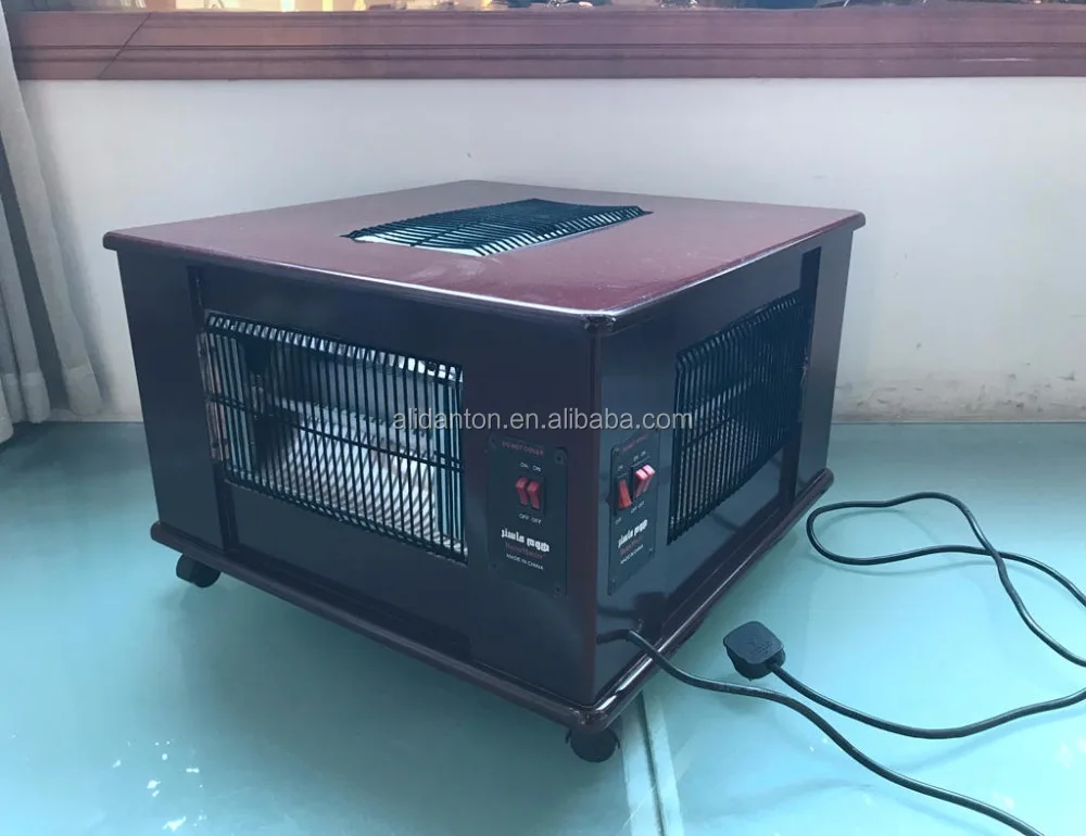 2021 hot selling wooden quartz heater five faces big size