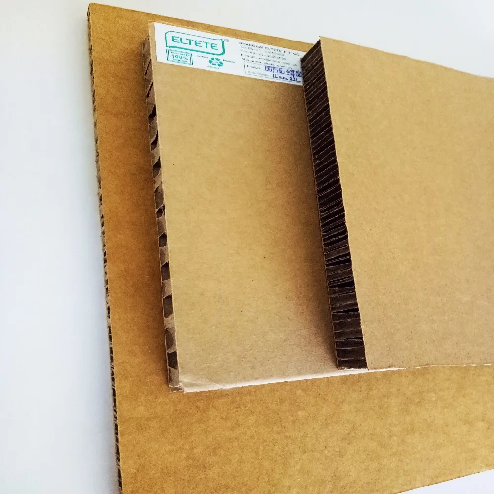 Brown/white waterproof paper pallet honeycomb board