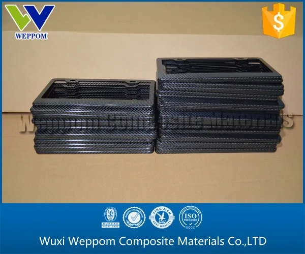 Absolute Cost Price!!! Carbon Fiber License Plate Frame From Gold Supplier