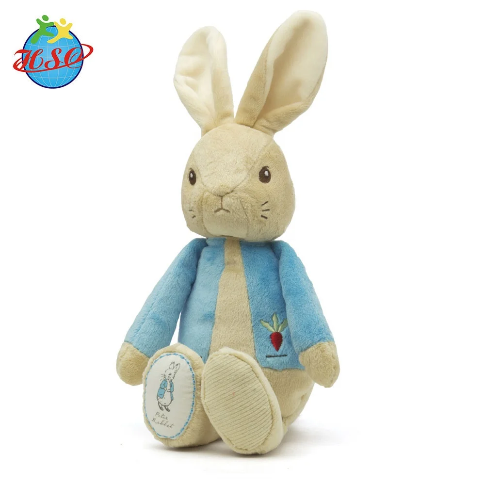 Custom Cute Baby Animal Sleeping Comfort Doll Stuffed Peter Rabbit