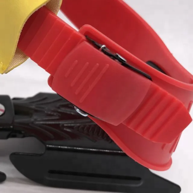 Adjustable double runner ice skate shoe