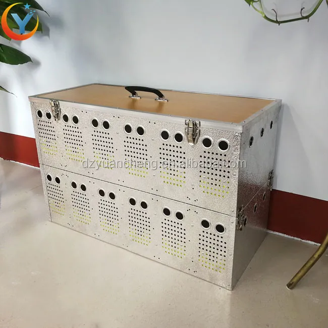 Голубь клетка гонки 12 отверстий птица обучение Летающая транспортная для