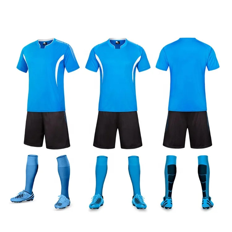 China Factory Direct Sell 100% Polyester  Kids Football Jersey T Shirt With Competitive Price Wholesale