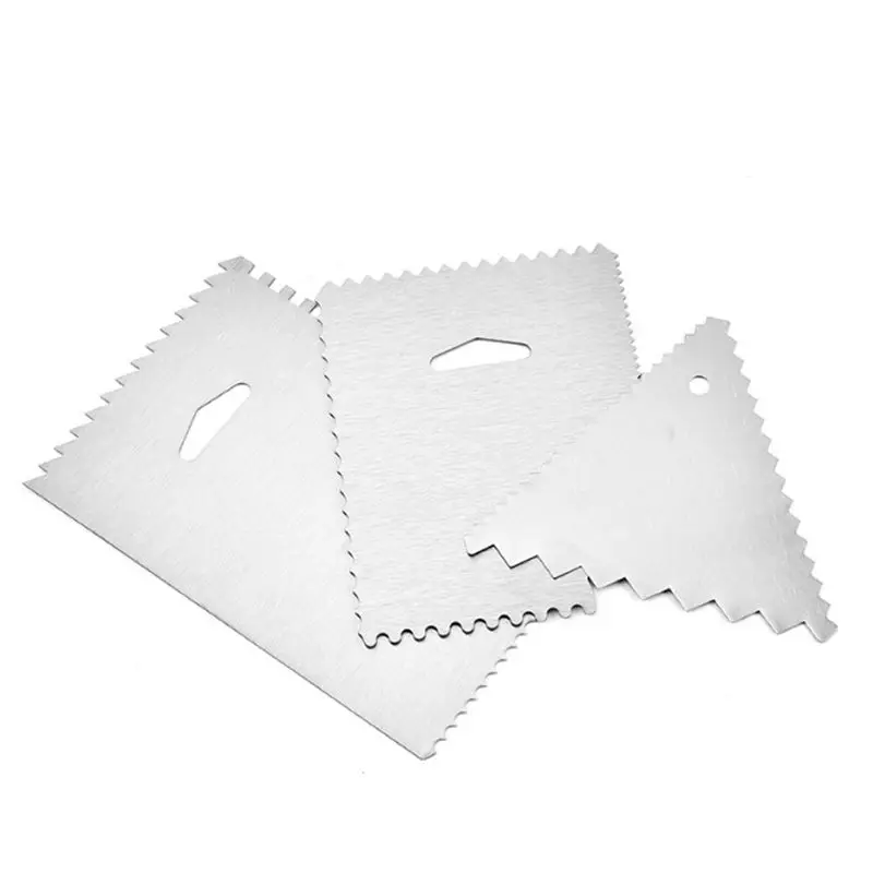 Тележка для выпечки из нержавеющей стали скребок и торта-Для Fondant (сахарная), глазурь, миксер для теста, печенья и сахара с инструмент для украшения торта