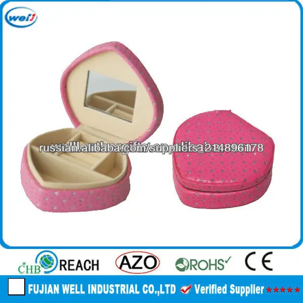 Красивая коробка кожа ювелирные изделия
