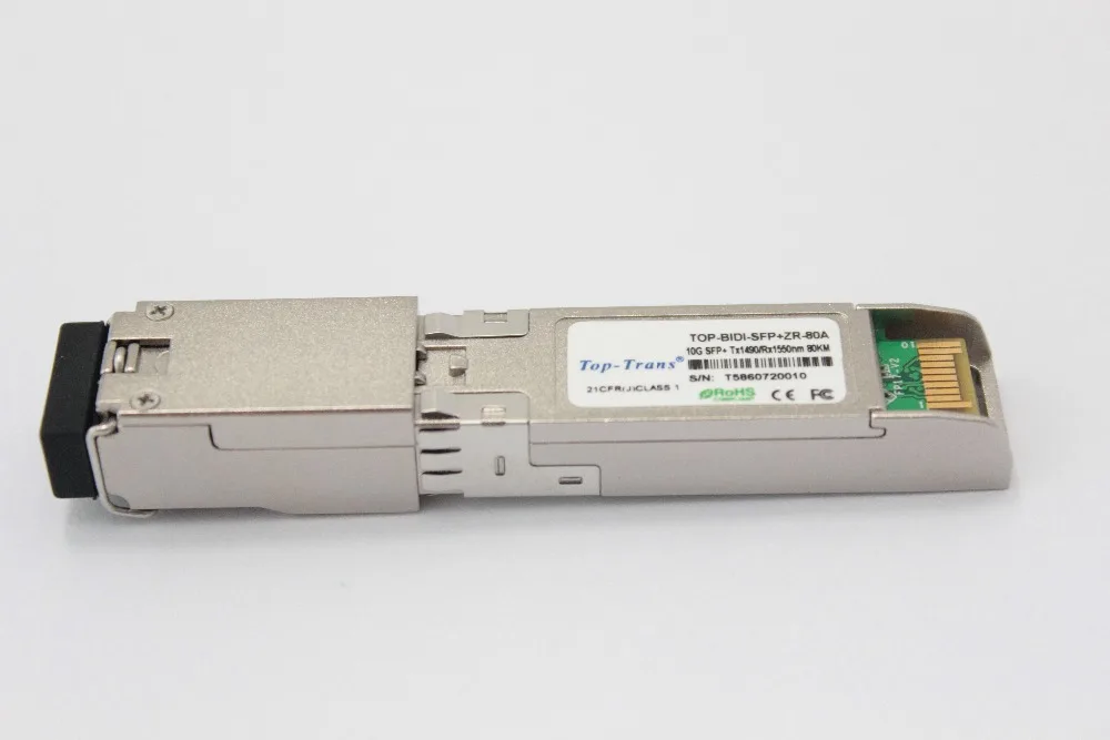 10G BIDI 80KM SFP+ Transceiver 1550nm LC/SC 10G XFP/SFP+/SFP Metro Optical Transceiver