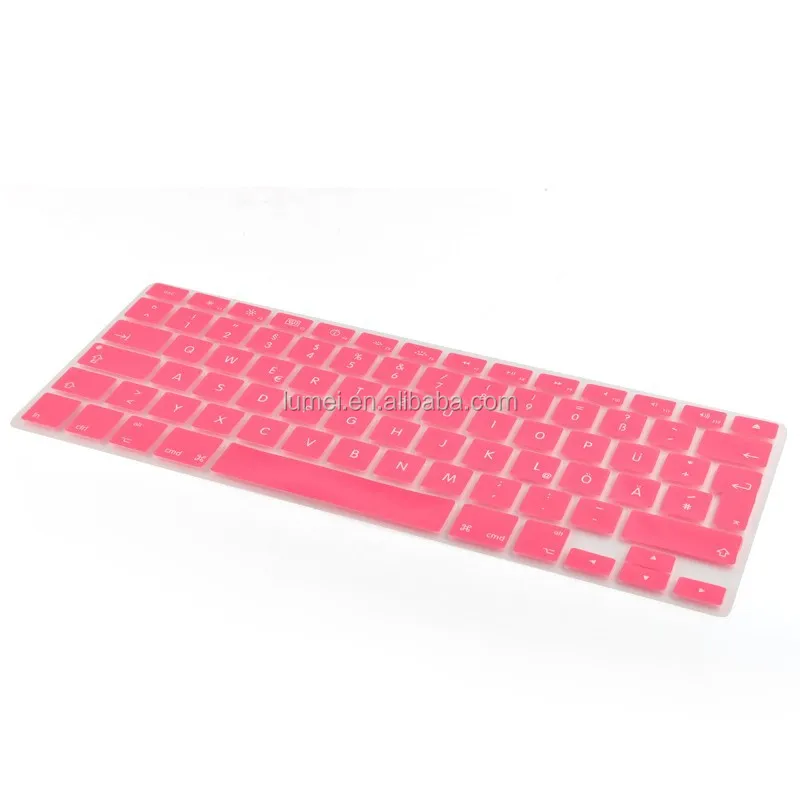 Силиконовый чехол с клавиатурой для Mac Book 13 15 дюймов английский