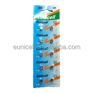 0% Hg Pb Mercury free AG4/LR626/SR626 батарея кнопочного