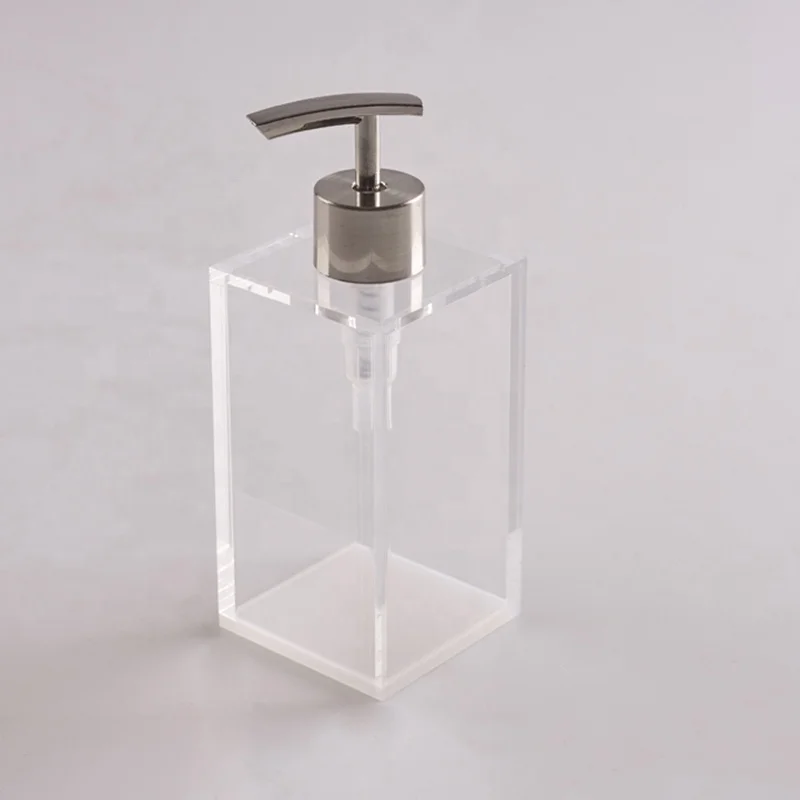 XFL Custom Made Acrylic Soap Bottle Dispenser