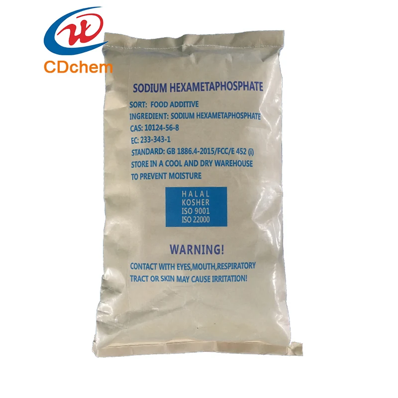 
powder sodium hexametaphosphate for specially adding water retention agent in food 