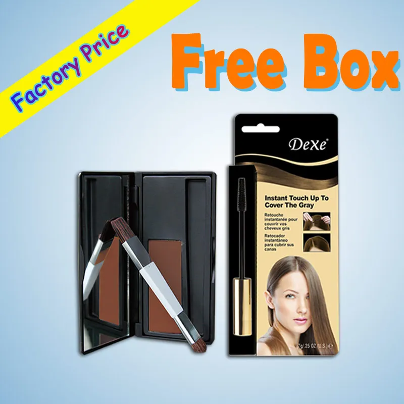 Dexe Temporary Hair Dye Cover Gray Roots Private Label Grey Hair Concealer