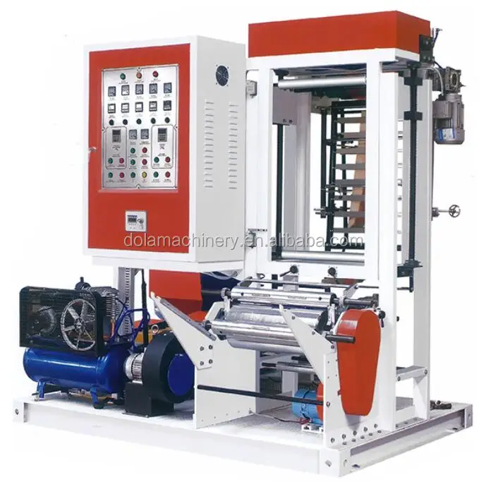 Single Screw Mini Plastic Bag Nylon Film Extruder