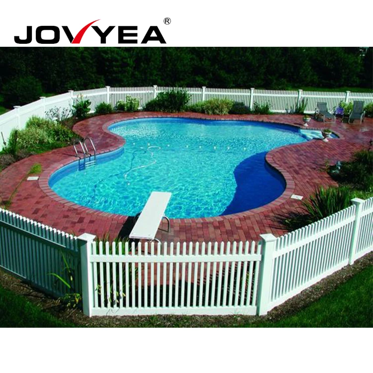 Free Maintenance Uv Protection House Waterproof Temp Vinyl Pool Fence Gates