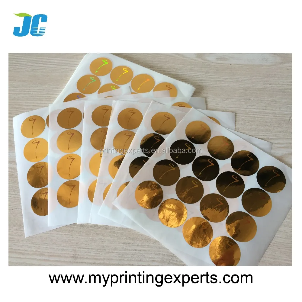 Manufactory OEM laser cheap custom hologram sticker with logo printing