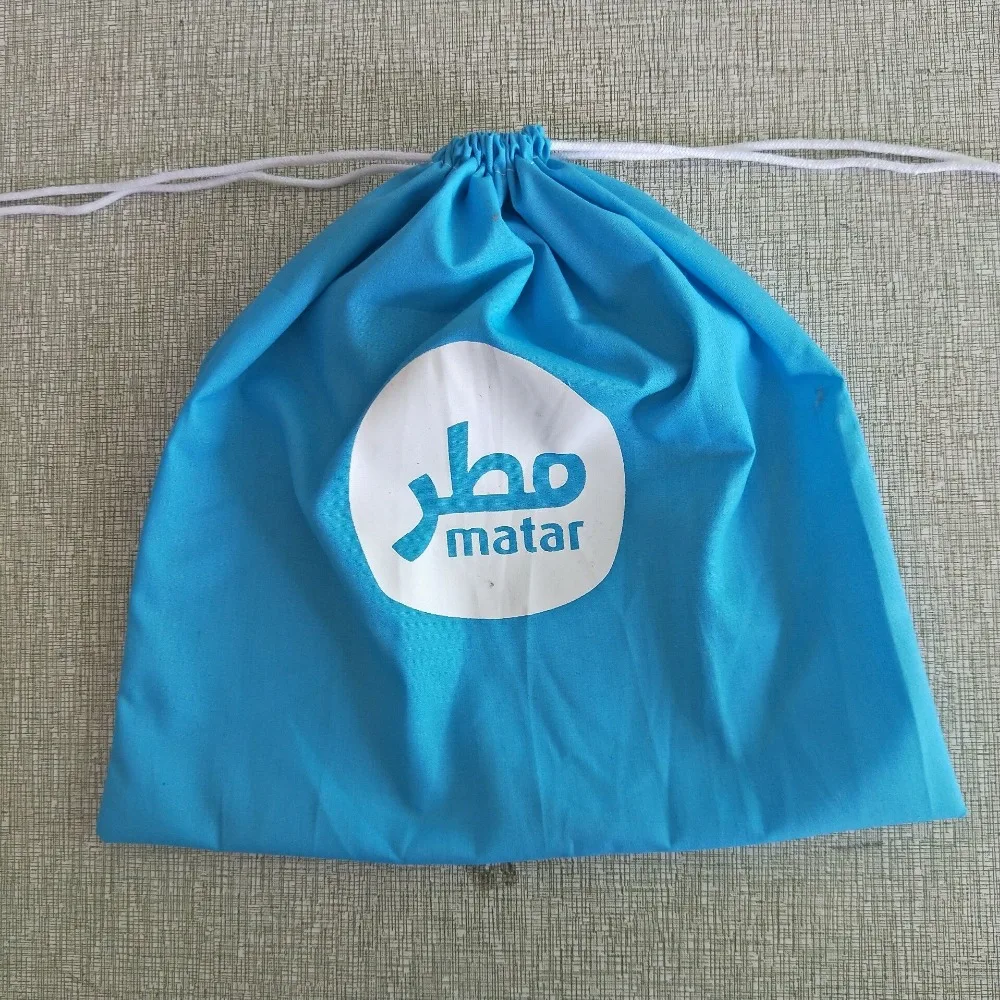 small TC cotton fabric jewelry drawstring pouch bag